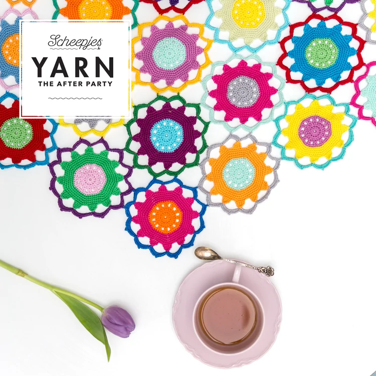 Scheepjes - Garden Room Tablecloth - Virágoskert Terítő - horgolásminta - crochet pattern