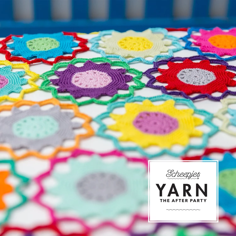 Scheepjes - Garden Room Tablecloth - Virágoskert Terítő - horgolásminta - crochet pattern