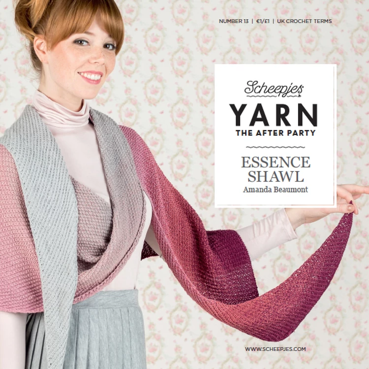 Scheepjes - Essence Shawl - Cseresznyéskert Vállkendő - kötésminta - knitting pattern