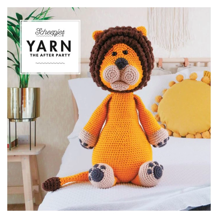 Scheepjes -Leroy-the Lion - Leroy az oroszlán - horgolásminta - crochet pattern