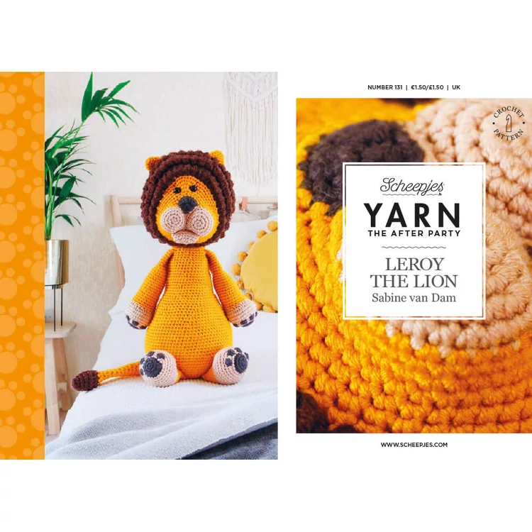 Scheepjes -Leroy-the Lion - Leroy az oroszlán - horgolásminta - crochet pattern - 3