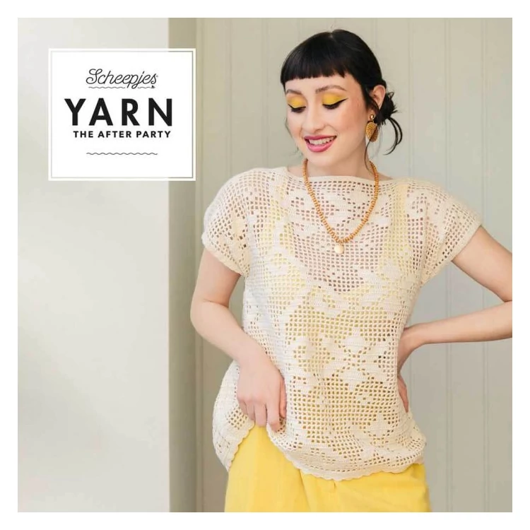 Gentle Breeze Filet Top - crochet pattern - Csipkés Szellő Top - horgolásminta