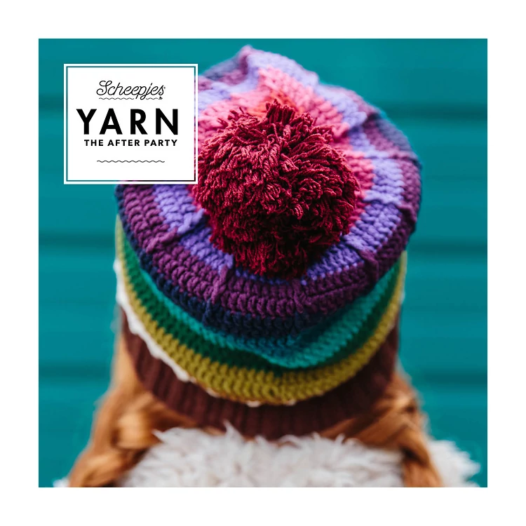 Scheepjes - Kaleidoscope Combo - színes sapka + kesztyű horgolásminta - crochet pattern - 02