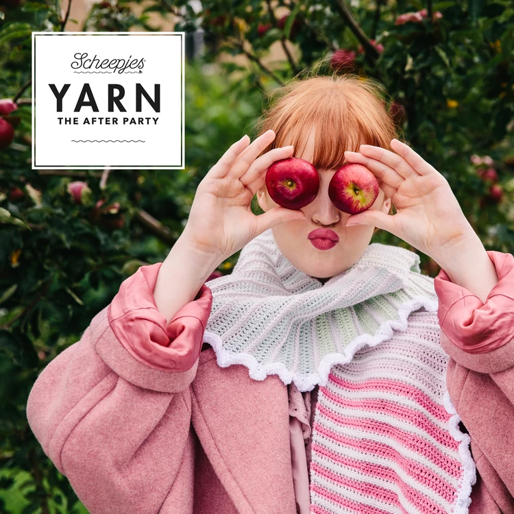 Scheepjes - Rainbow Crescent Scarf - Szivárvány sál - horgolásminta - crochet pattern - 06