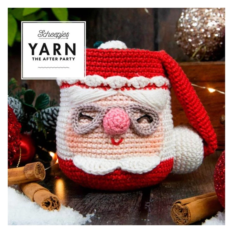 Scheepjes- Cup of Mrs. Claus - Télanyó Bögréje - horgolásminta - crochet pattern