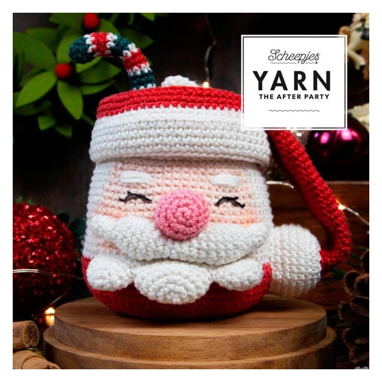 Scheepjes- Cup of Mr. Claus - Télapó Bögréje - horgolásminta - crochet pattern