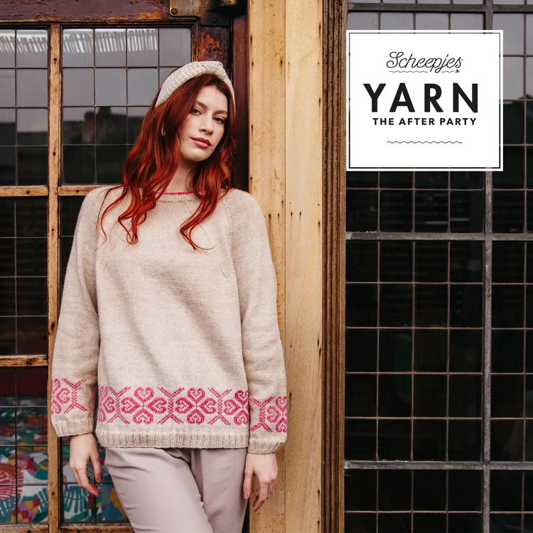 Queen of Hearts - pullover knitting pattern - pulóver kötésminta - 03