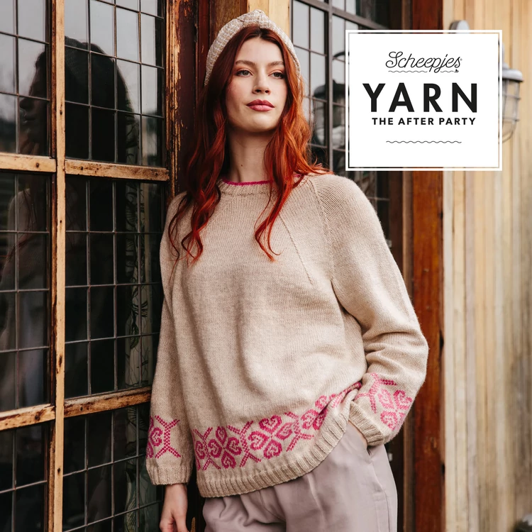 Queen of Hearts - pullover knitting pattern - pulóver kötésminta