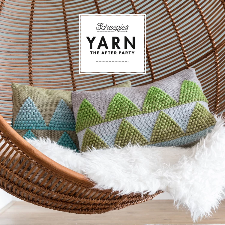 Scheepjes - Wild Forest Cushions - Fenyőerdő Párnahuzat - horgolásminta - crochet pattern - 4