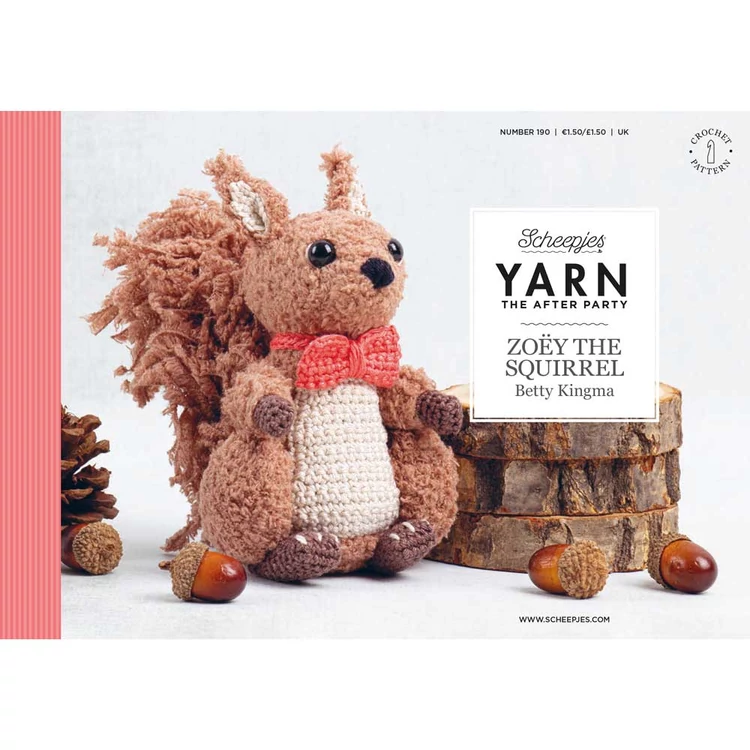 Zoey the squirrel - mókus amigurumi horgolásminta - crochet pattern - 04