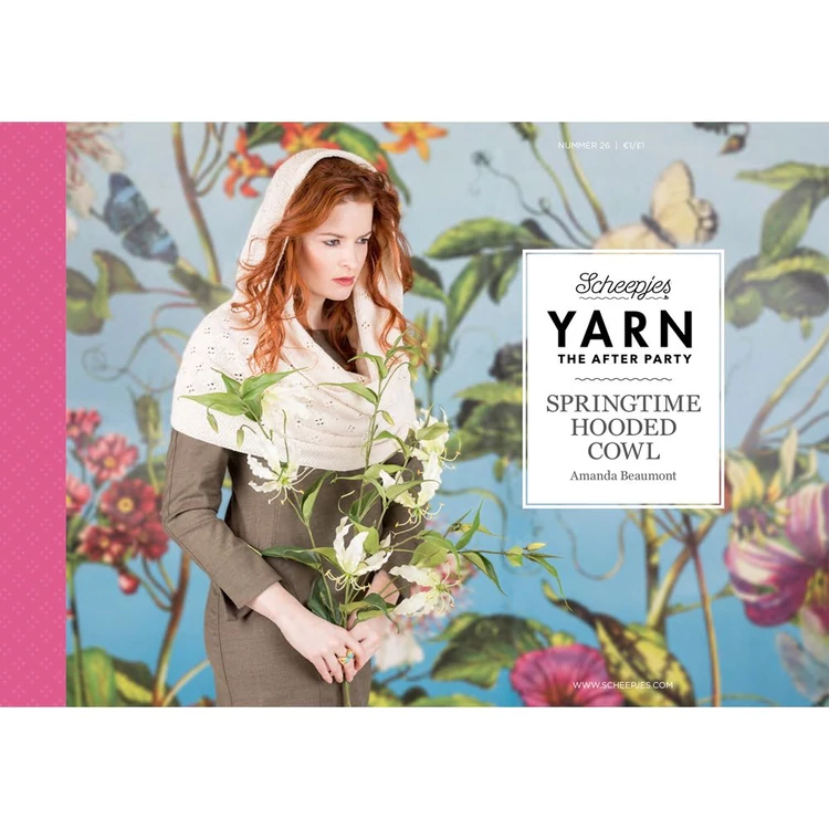 Scheepjes - Springtime Hooded Cowl - Tavaszi Kapucnis Kendő - kötésminta - knitting pattern