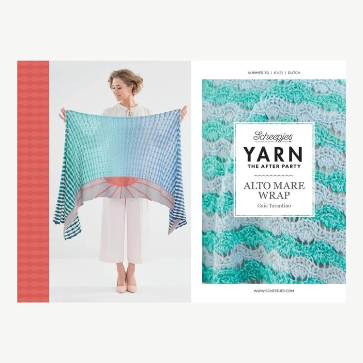 Scheepjes - Alto Mare Wrap - Vállkendő - horgolásminta - crochet pattern
