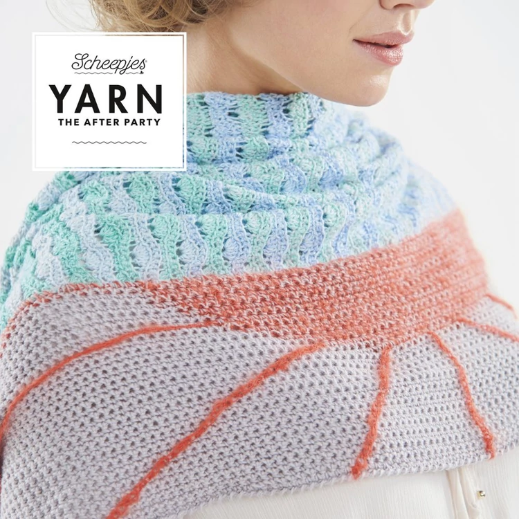 Scheepjes - Alto Mare Wrap - Vállkendő - horgolásminta - crochet pattern