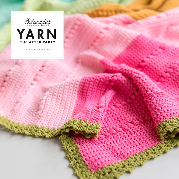 Scheepjes - Sugar Pop Throw - Pasztell Takaró - horgolásminta - crochet pattern - 6