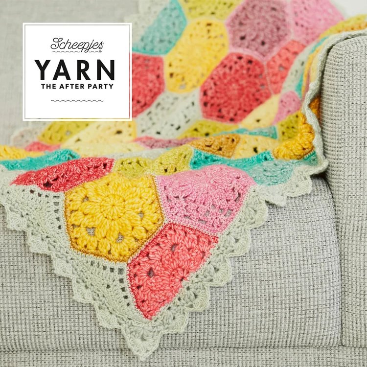 Scheepjes - Confetti Blanket - Konfetti Takaró - horgolásminta - crochet pattern - 01