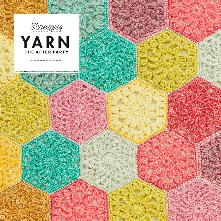 Scheepjes - Confetti Blanket - Konfetti Takaró - horgolásminta - crochet pattern - 06