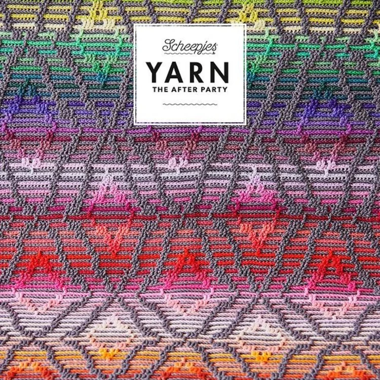 Scheepjes - Diamon Sofa Runner - Szivárvány Takaró - horgolásminta - crochet pattern - 01