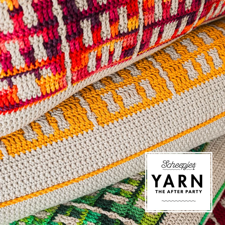 Canal Houses Cushion - Amsterdam Párnahuzat - horgolás minta - crochet pattern