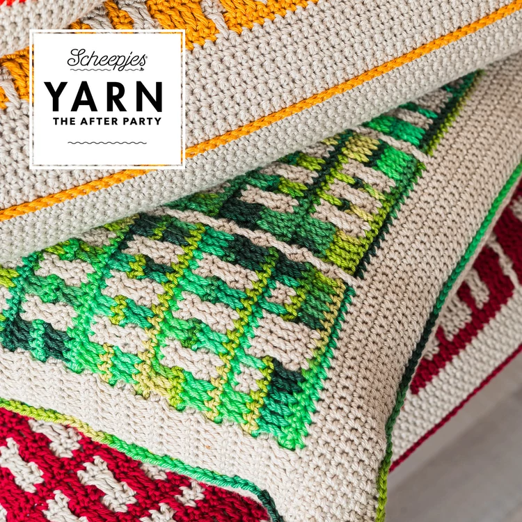 Canal Houses Cushion - Amsterdam Párnahuzat - horgolás minta - crochet pattern