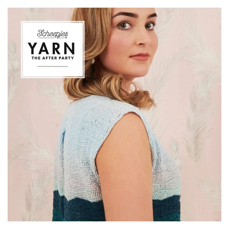 Scheepjes - Flowing Waves Top - Türkiz Tenger Top - horgolásminta - crochet pattern - Varga Bori