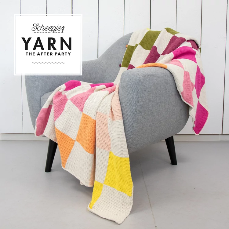 Scheepjes - Tunisian Tiles Blanket - tuniszi takaró - horgolásminta - crochet pattern - 07