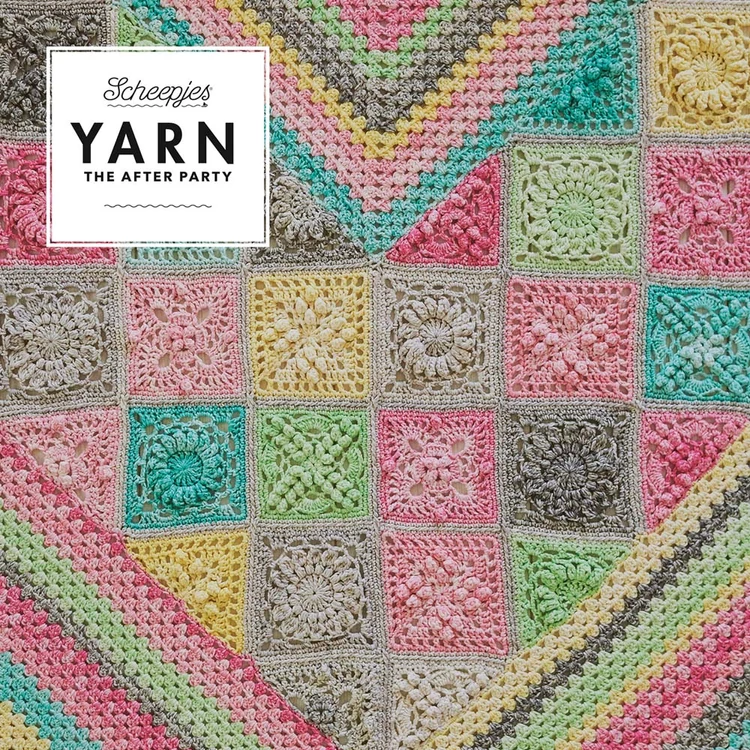 Scheepjes YTAP 77 - Arrow Baby Blanket -  Bébi takaró - horgolásminta - crochet pattern - 02