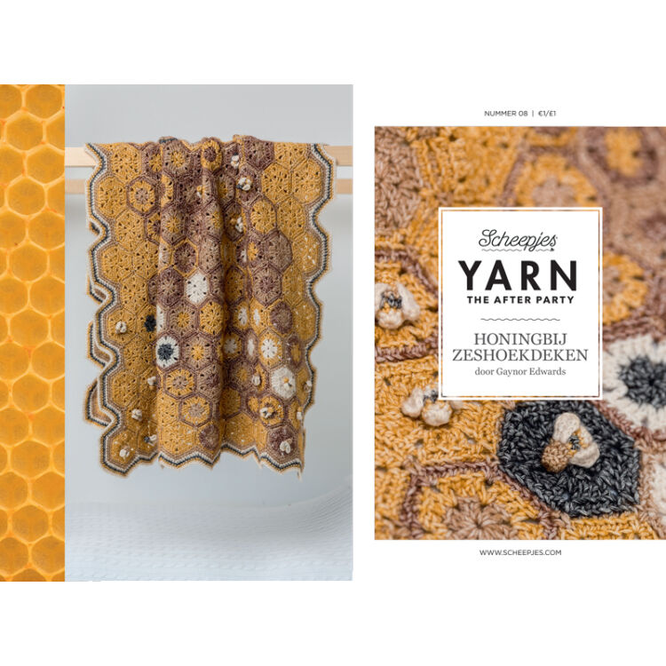 Scheepjes - Honey Bee Blanket - Méhecske Takaró - horgolásminta - crochet pattern
