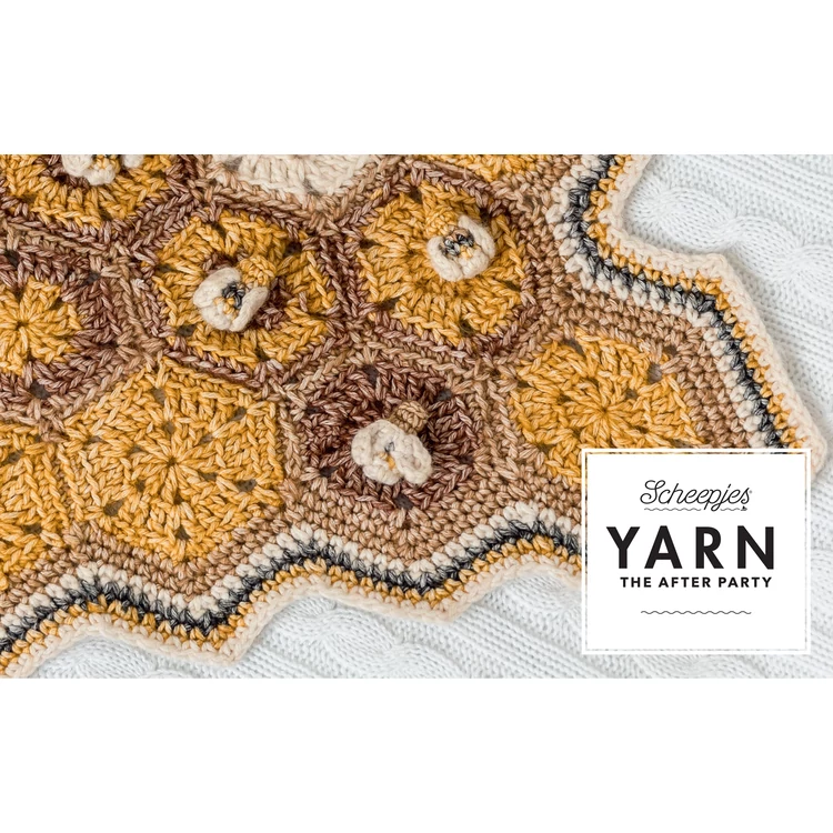 Scheepjes - Honey Bee Blanket - Méhecske Takaró - horgolásminta - crochet pattern