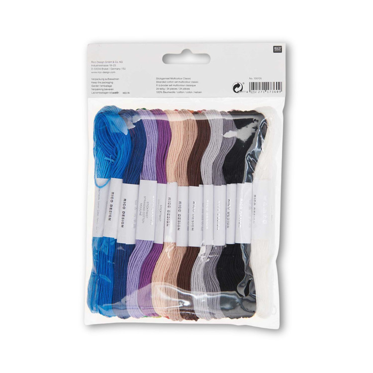 Rico Stranded Cotton - Classic - hímzőfonal csomag - 24db