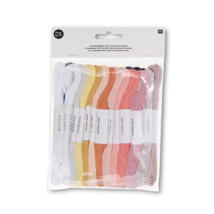 Rico Stranded Cotton thread set - Classic - hímzőfonal készlet élénk színekben
