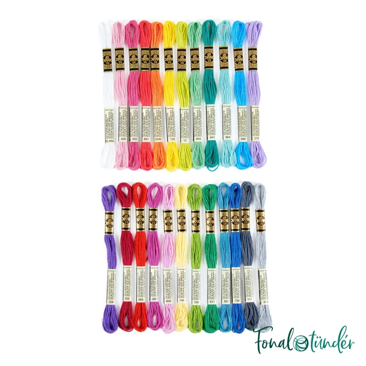 DMC Mouline Stranded Cotton thread set - Vitamins - hímzőfonal készlet