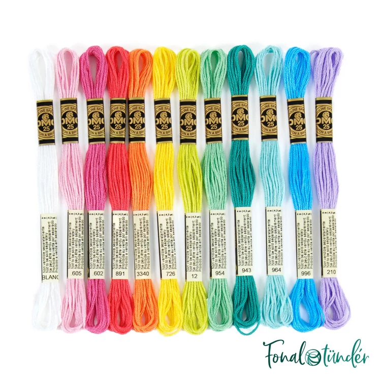 DMC Mouline Stranded Cotton thread set - Vitamins - hímzőfonal készlet