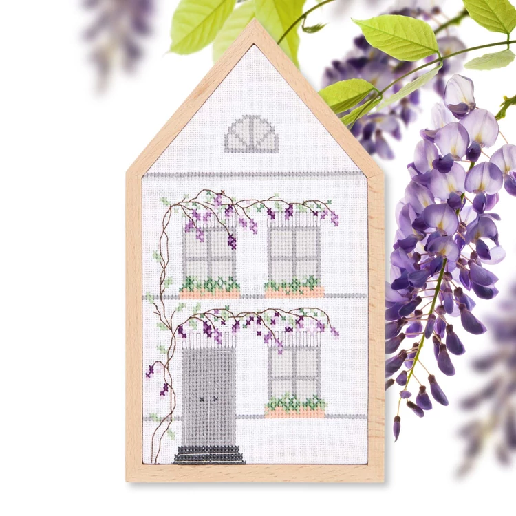 Rico Summer House - embroidery kit - akácos házikó hímzéscsomag