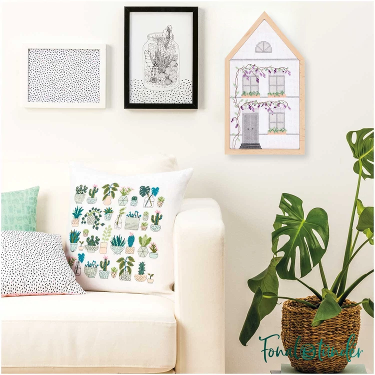 Rico Summer House - embroidery kit - akácos házikó hímzéscsomag