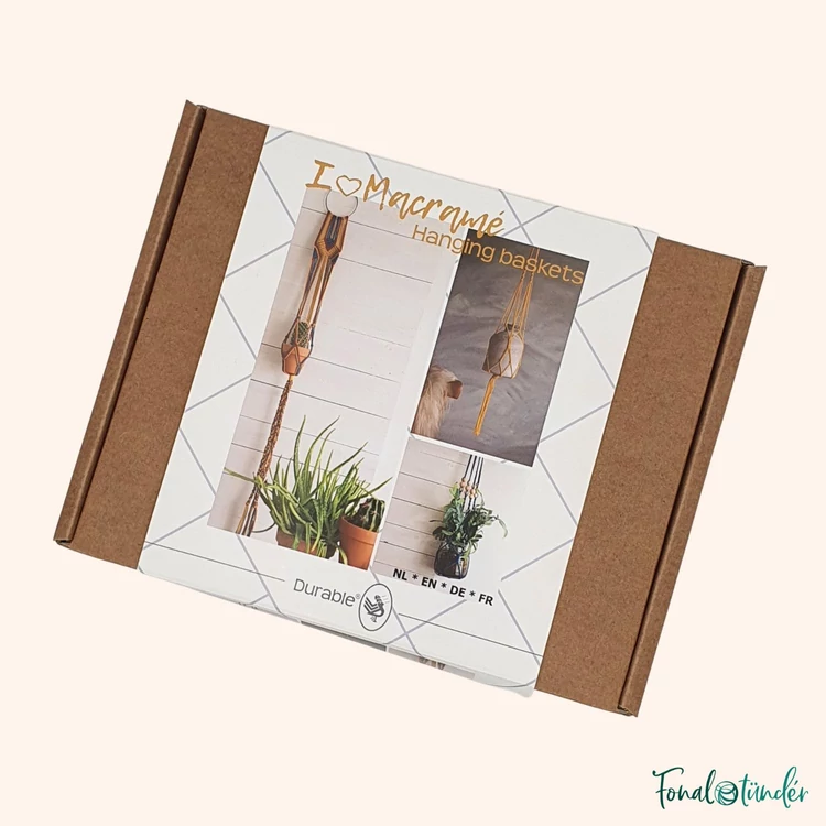Durable Macrame Plant Hanger - makramé csomag - 04
