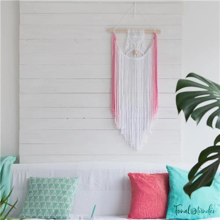 Durable Macrame Wand Hanger - makramé csomag falidíszhez - 05