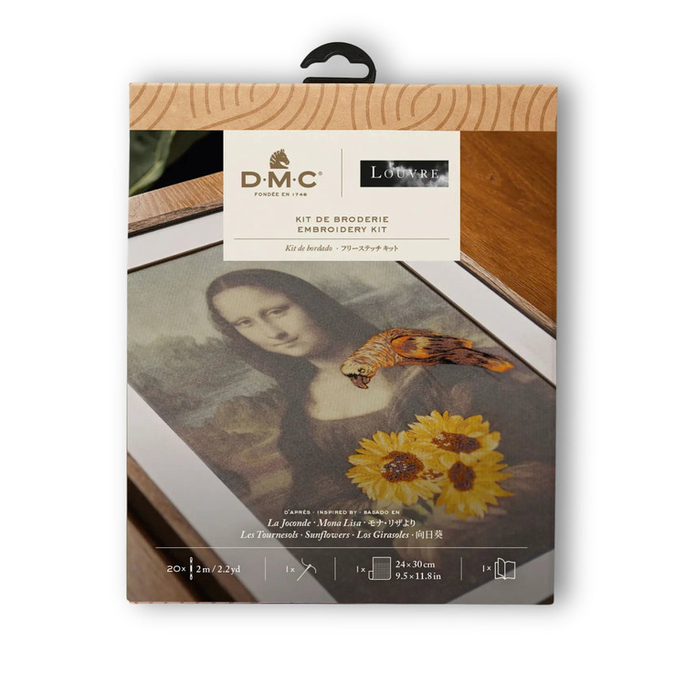 DMC Mona Lisa - virágokkal - hímzés csomag