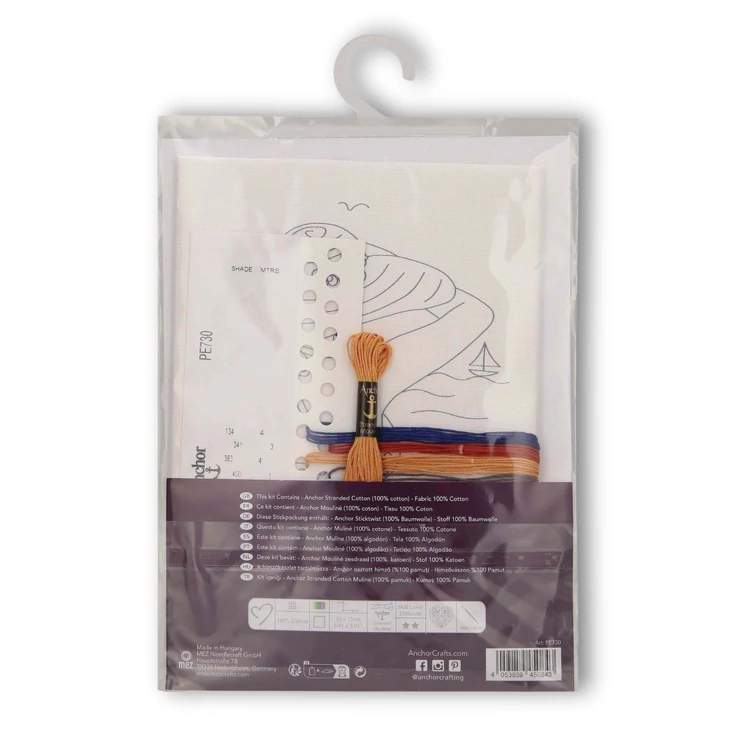 Anchor Summer Sun Kit - hímzés készlet fonalakkal