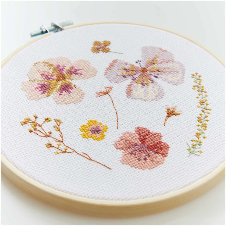 Rico Dried blossoms - embroidery kit - keresztszemes hímzéscsomag