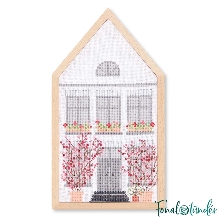 Rico Spring House - embroidery kit - keresztszemes hímzéscsomag