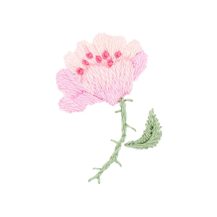 Rico Stick & Stitch - Roses - embroidery kit - rózsás hímző készlet
