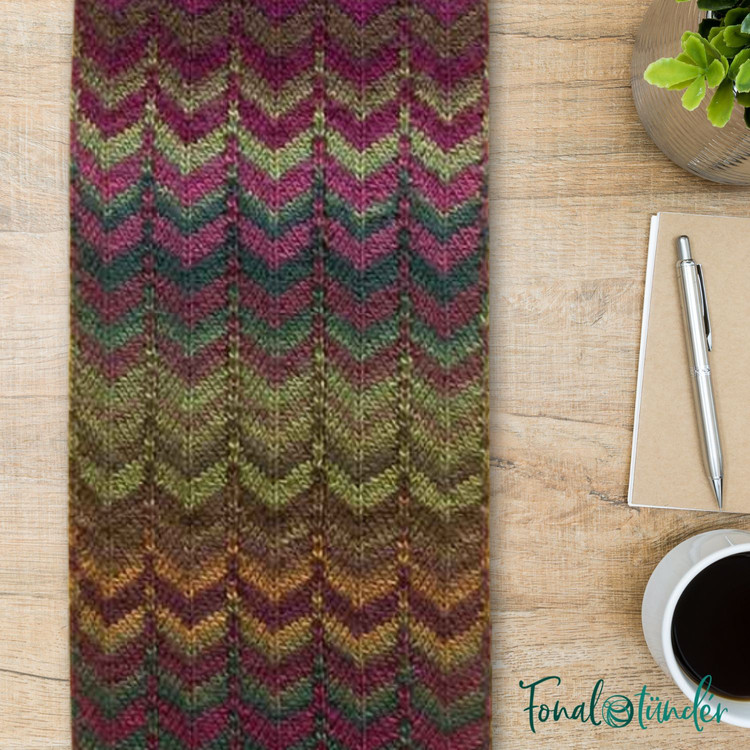 Scheepjes Harvest Scarf knit kit - sál minta + fonal csomag