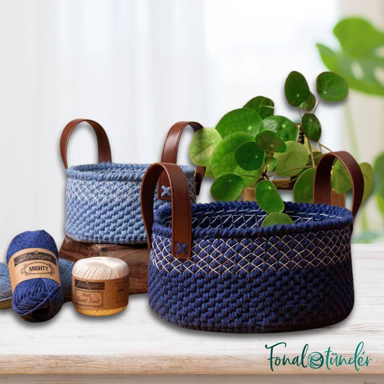 Scheepjes Propagation Planters - crochet kit - Horgolt Kaspó - minta + fonal csomag - 05