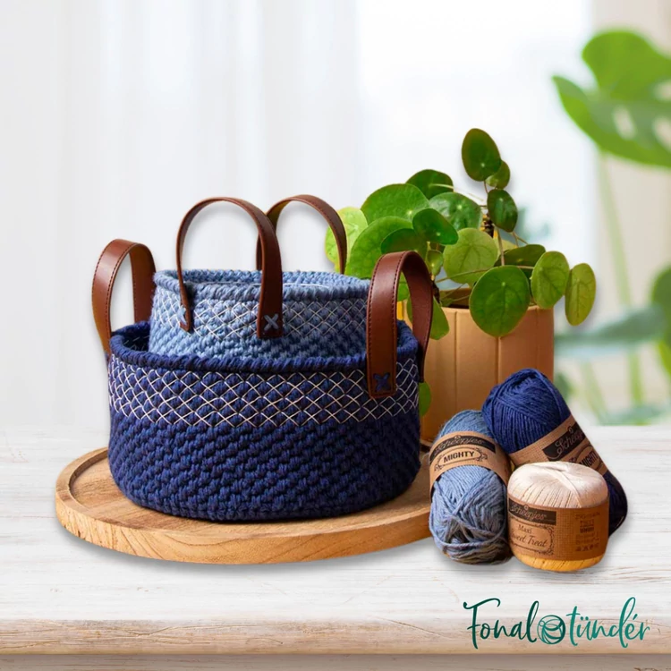 Scheepjes Propagation Planters - crochet kit - Horgolt Kaspó - minta + fonal csomag