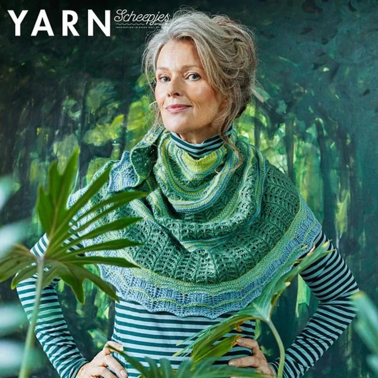Scheepjes Fibonacci Shawlette knit kit - sál minta + fonal csomag - 06