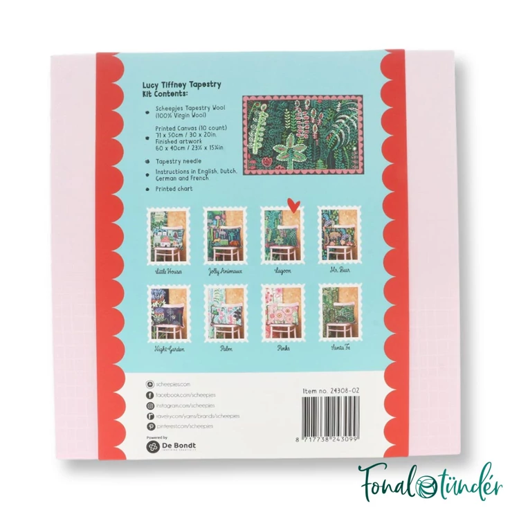Scheepjes Lucy Tiffney - Lagoon - Tapestry Kit - goblein hímzés csomag