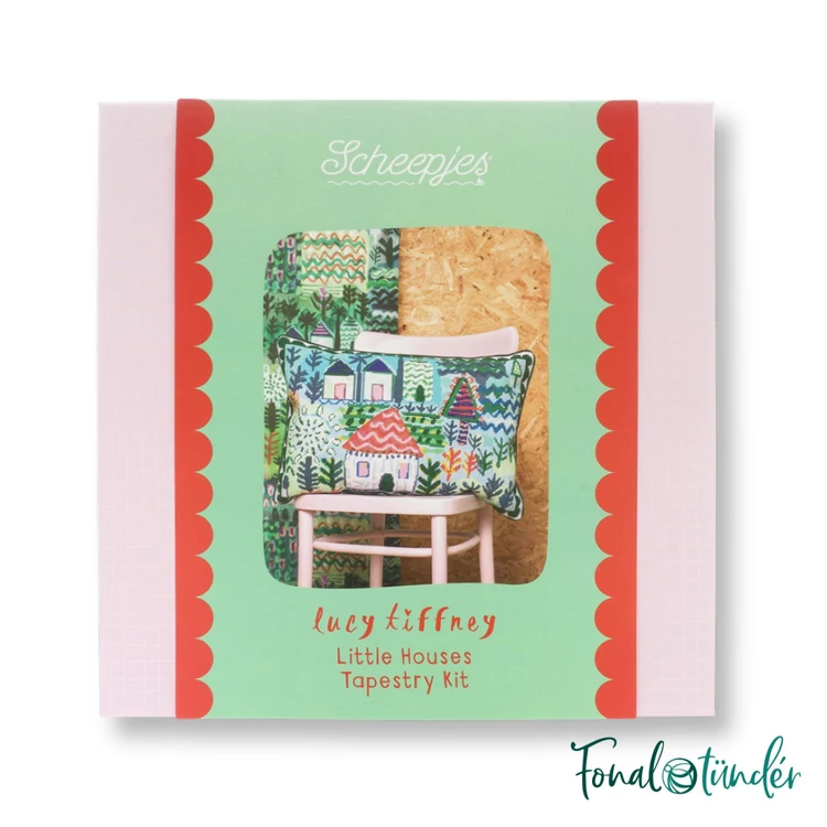 Scheepjes Lucy Tiffney - Little Houses - Tapestry Kit - goblein hímző készlet