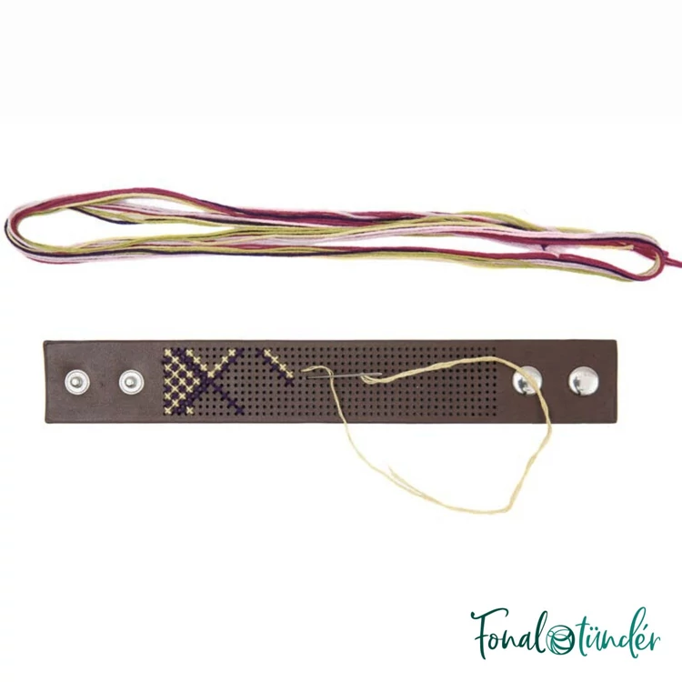 Rico Stitchable Bracelet - embroidery kit - karkötő hímző készlet - 02