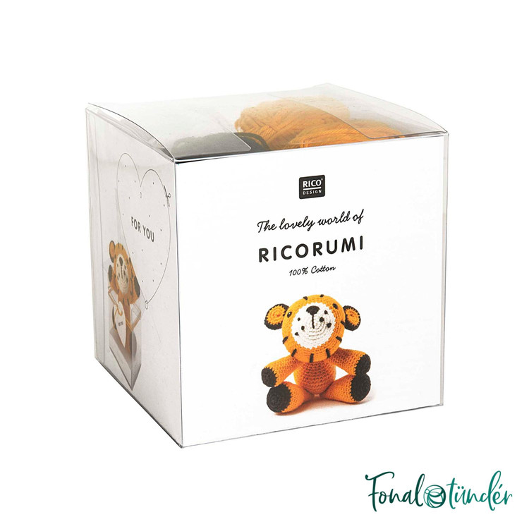 Ricorumi Animals - Tigris - amigurumi csomag Ricorumi Animals - Tigris - amigurumi csomag
