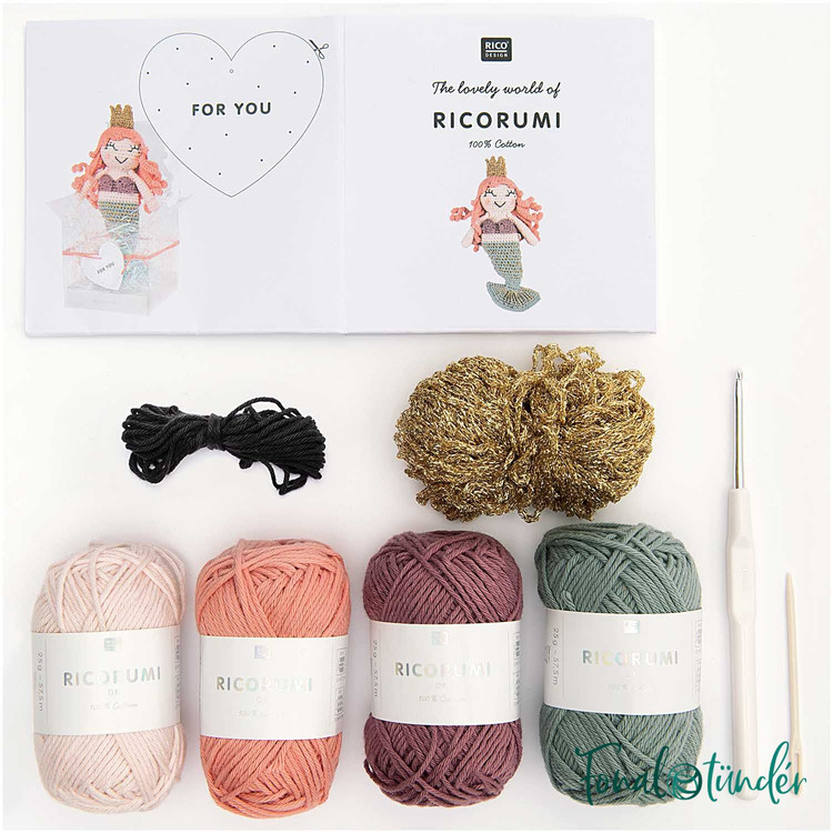 Ricorumi - Mermaid - sellő amigurumi csomag